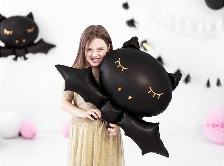Produktbild Partydeco Ballons Folienballon Fledermaus 80 x 52 cm, Schwarz (1 x)