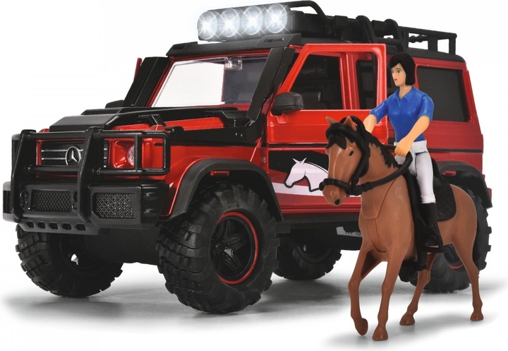 Produktbild Dickie Jeep mit Pferdeanhänger Spielset