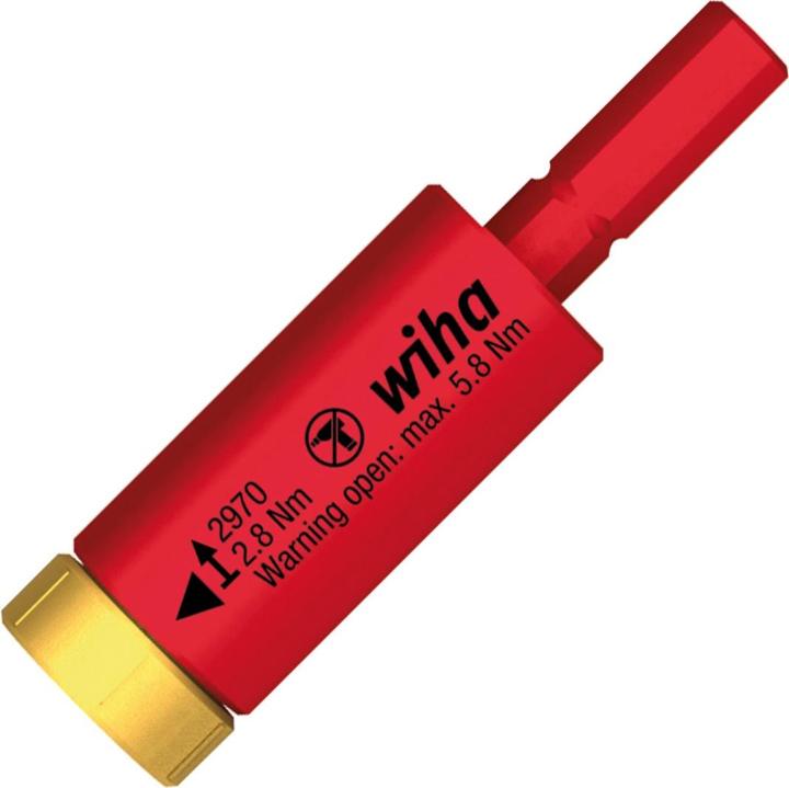 Actual product image Wiha Torque easyTorque adapter electric for slimBits and slimVario holder in blister Nm (2.80 Nm)