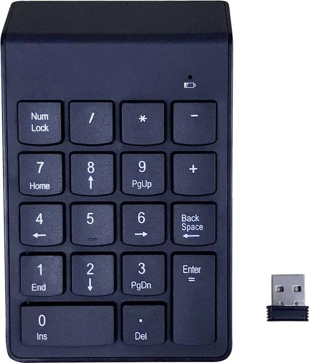 Actual product image Gembird KPD-W-02 Wireless numeric keypad (Eng. Int., Wireless)