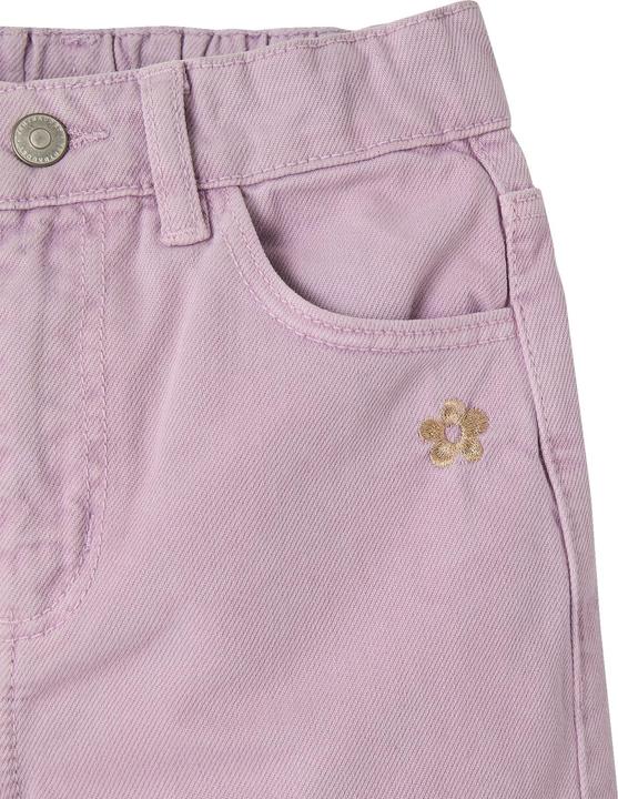 Image du produit Vertbaudet Weite Mädchen Hose mit Blumenstickerei (146)