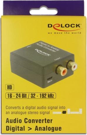 Immagine prodotto Delock 63477 Convertitore audio (Digitale -> Analogico)