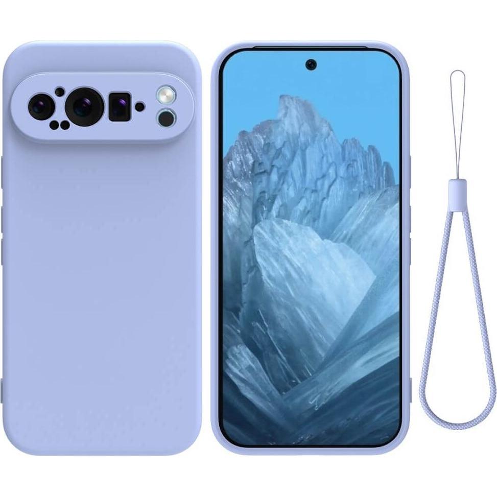 Cover-Discount Google Pixel 9 Pro XL - Silikon Gummi Hülle (Google Pixel 9 Pro XL), Smartphone Hülle, Violett