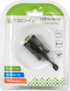 Image du produit Techly Câble de connexion TV, moniteur Câble de connexion USB/série, 1,5 m (1.50 m)