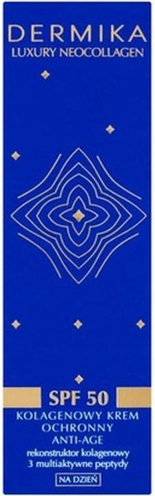 Actual product image Dermika DERM LUXURY NEOCOLLAGEN Krem ochronny spf 50 (50 ml, Day cream, SPF 50)