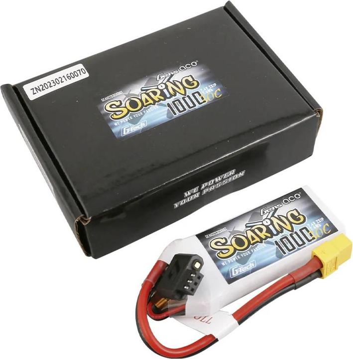 Produktbild Gens Ace Battery G-Tech Soaring 1000mAh 7.4V 30C 2S1P XT60 (7.40 V, 1000 mAh)