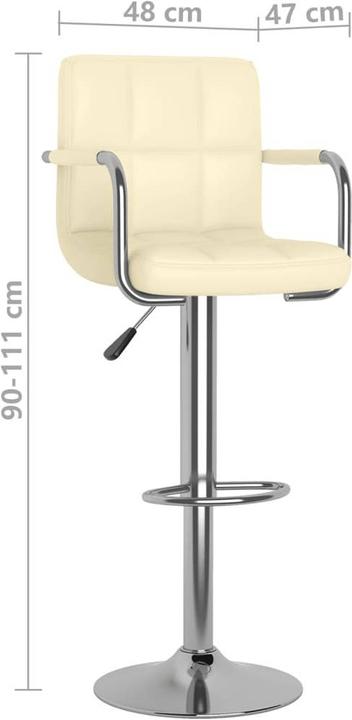 Actual product image vidaXL Barhocker