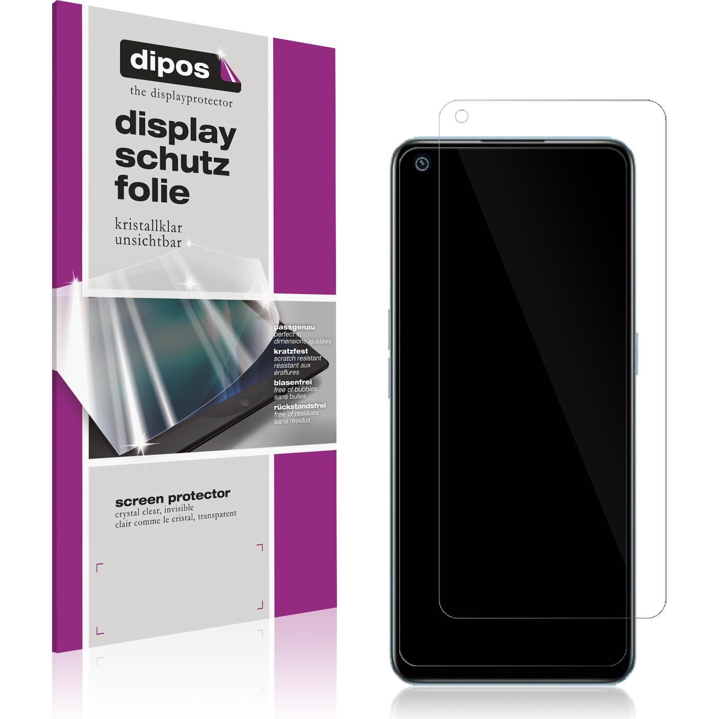 Dipos Displayschutzfolie Crystalclear (2 Stück, Realme 9 Pro Plus), Smartphone Schutzfolie, Transparent