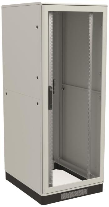 Produktbild Enoc 19" Standschrank F1 8821-DE1-PA-G 42 HE Passiv 800x800x2100 RAL 7035 58956 (42 HE, 19 Zoll Rack)