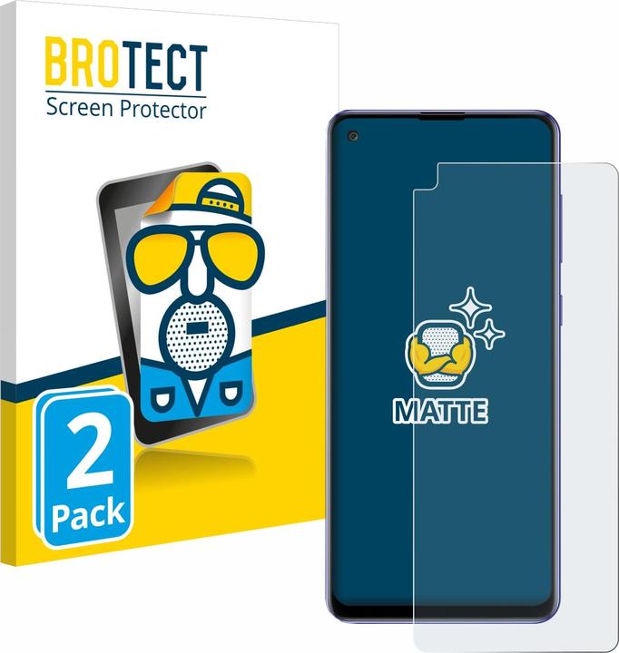 Produktbild BROTECT Entspiegelungs-Schutzfolie Displayschutz Matt (2 Stück, Samsung Galaxy A21s)