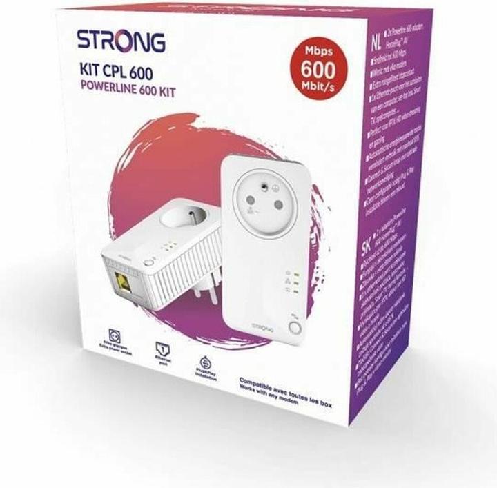Produktbild Strong PL600TRIFRV2 (600Mbps) - Pack de 3 (600 Mbit/s)