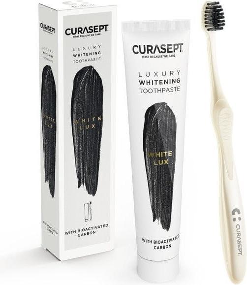 Produktbild Curasept White Luxury Whitening Toothpaste 75ml+Toothbrush (75 ml)