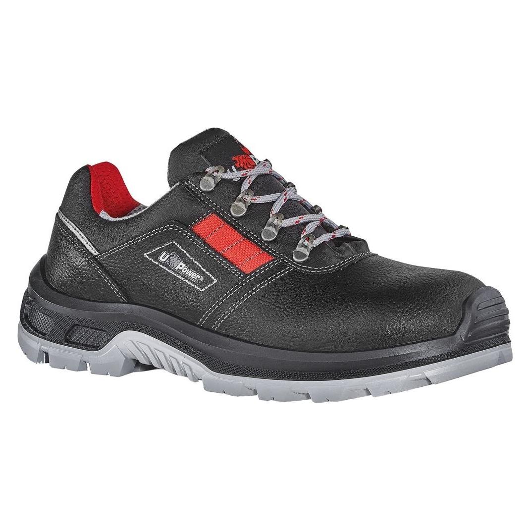 U-Power Rosso/Nero Scarpe Da Lavoro, Scarpa Bassa Elect S3 Taglia 37 (S3, 37)