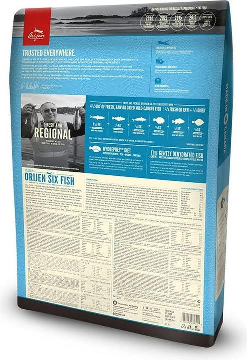 Produktbild Orijen Six Fish (Adult, 1 Stk., 5400 g)