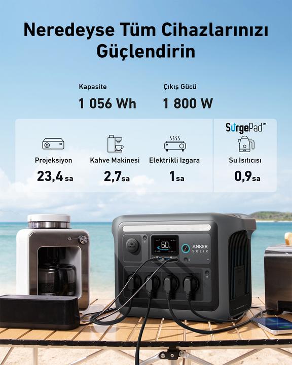 Image du produit Anker Solix SOLIX C1000X (1056 Wh, 12.90 kg)