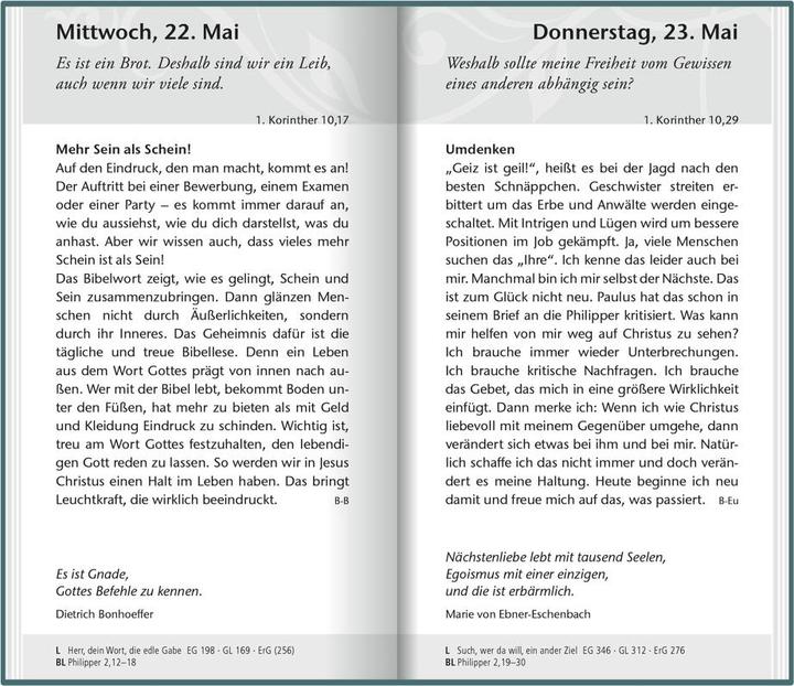 Produktbild momento 2025 - Taschenbuch (1 Tag / 1 Seite)