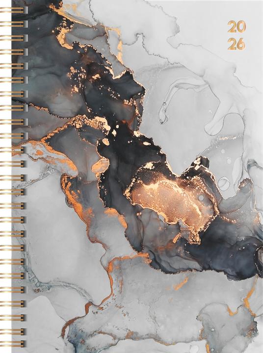 Actual product image Ridoide rido idé Wochenagenda Design Line Wire Marmor, 2026, Mehrfarbig (A5, 1 week / 2 pages)