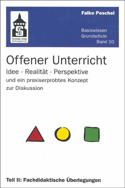 Produktbild Offener Unterricht, Teil 2 (Deutsch, Falko Peschel, 2020)