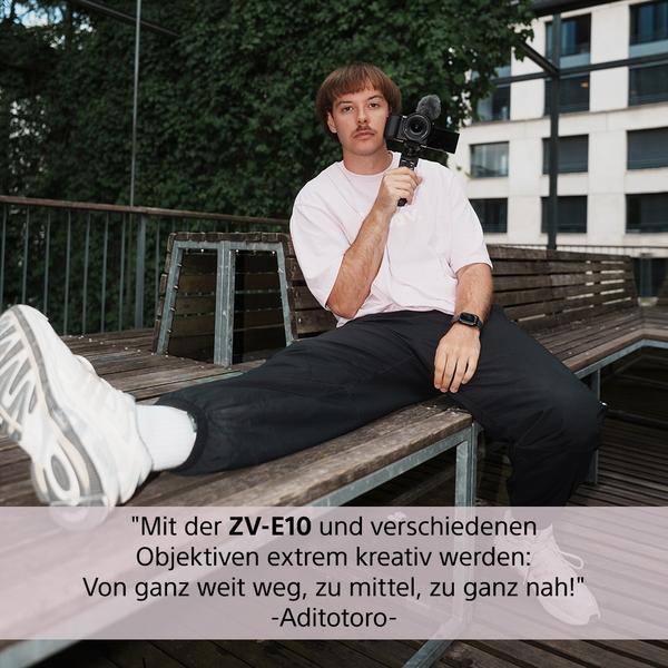 Productafbeelding Sony Alpha ZV-E10 (24 Mpx, APS-C / DX)