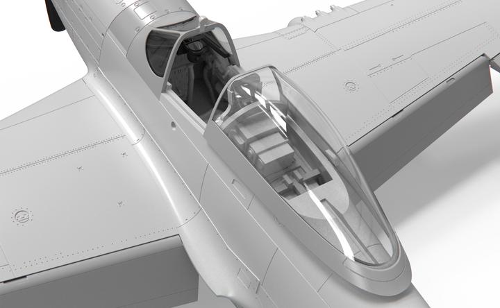 Actual product image Airfix Kit North American P51-D Mustang 1:48