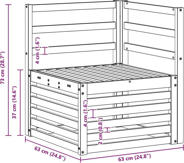 Produktbild vidaXL gartenmöbel