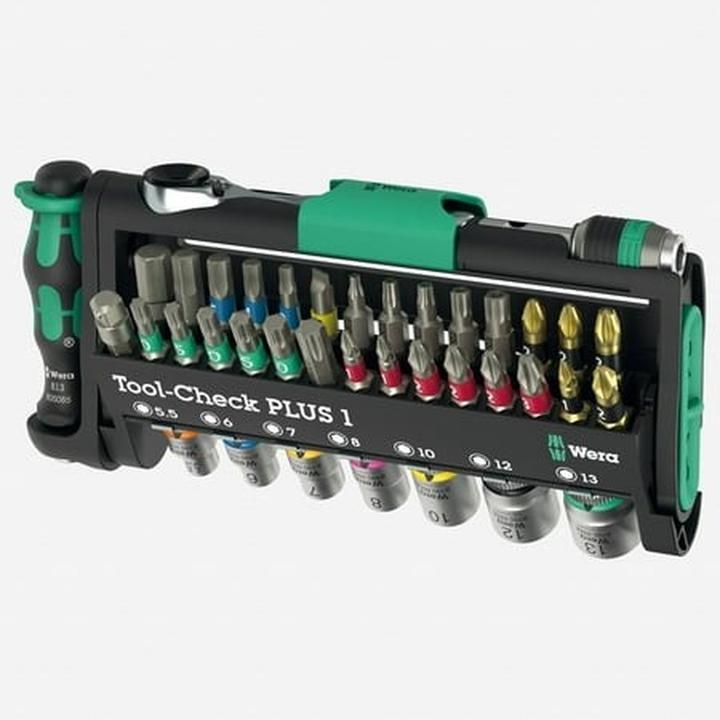 Productafbeelding Wera Gereedschap-Check Plus 1 (Zeskantbus TX, Cross Phillips PH, Kruis Pozidriv PZ)