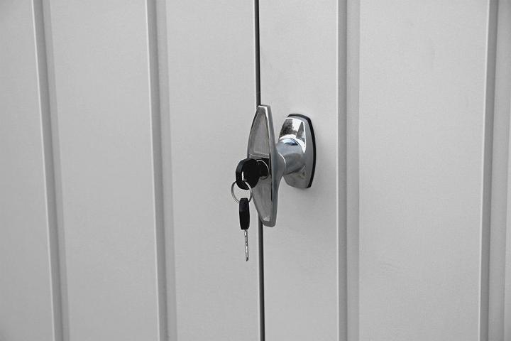 Produktbild Duramax Metall Gerätehaus 199x197 Gartenhaus