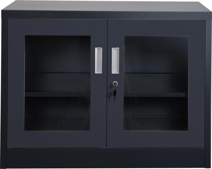 Jet-Line Aktenschrank Ufa dunkelgrau Metallschrank