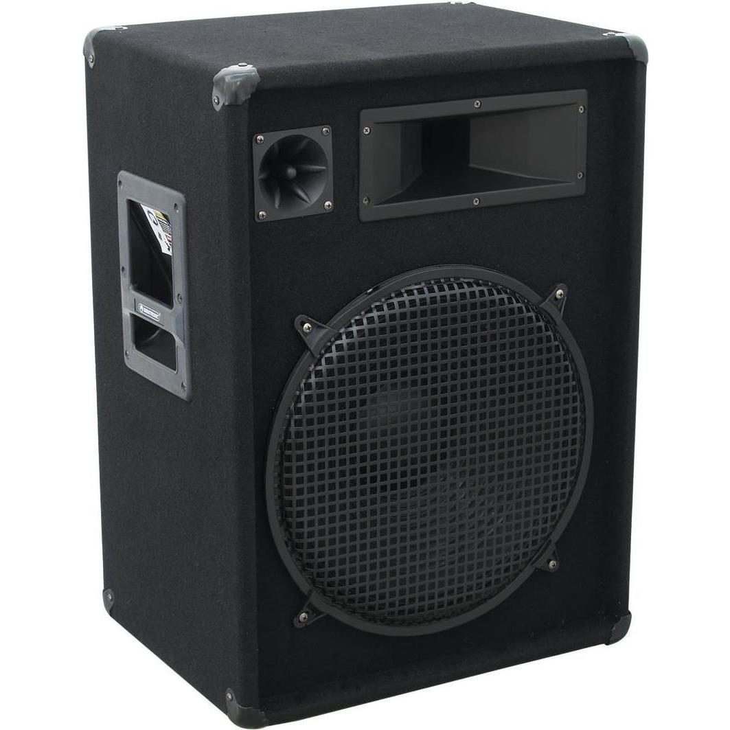 Omnitronic DX-1522 (Passiv, 1x 400 W), PA Lautsprecher, Schwarz