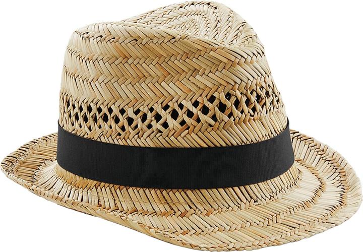 Actual product image Beechfield Straw Summer Trilby (L, XL)