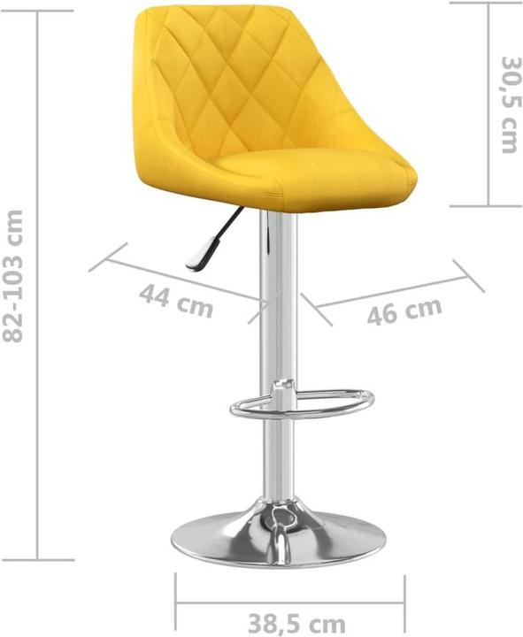 Produktbild vidaXL Barhocker