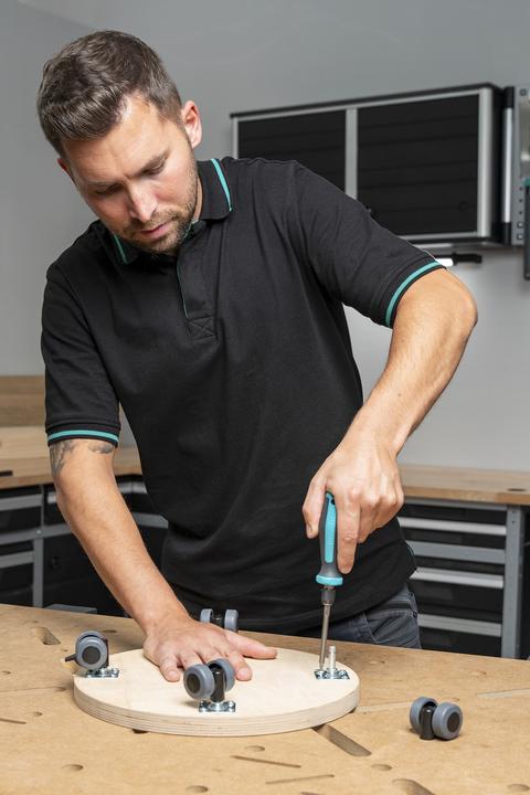 Produktbild wolfcraft 1 Handschraubendreher mit Bitaufn. 138mm (Innensechskant)