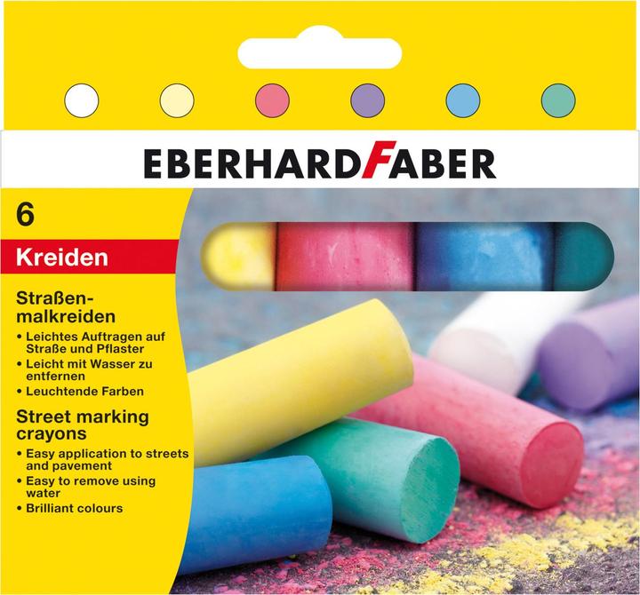 EberhardFaber Pastelli da strada (Multicolore, 6 x)