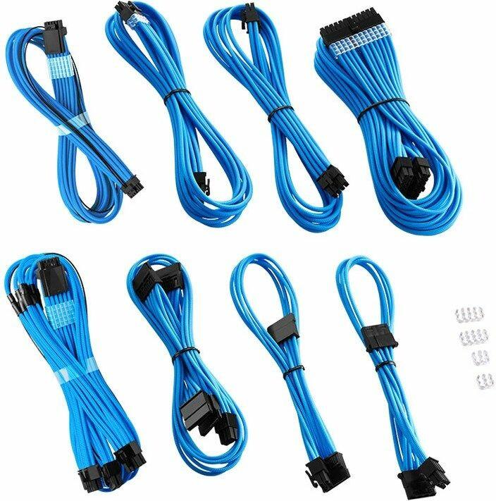 CableMod RT-Series Pro ModMesh 12VHPWR Dual Cable Kit für ASUS/Seasonic - hellblau