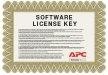 Actual product image APC StruxureWare Central Virtual Machine Activation Key - Physical/Paper SKU
