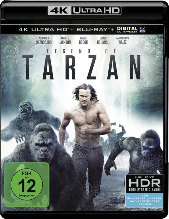 La légende de Tarzan (Blu-ray 4k, 2016, Allemand)