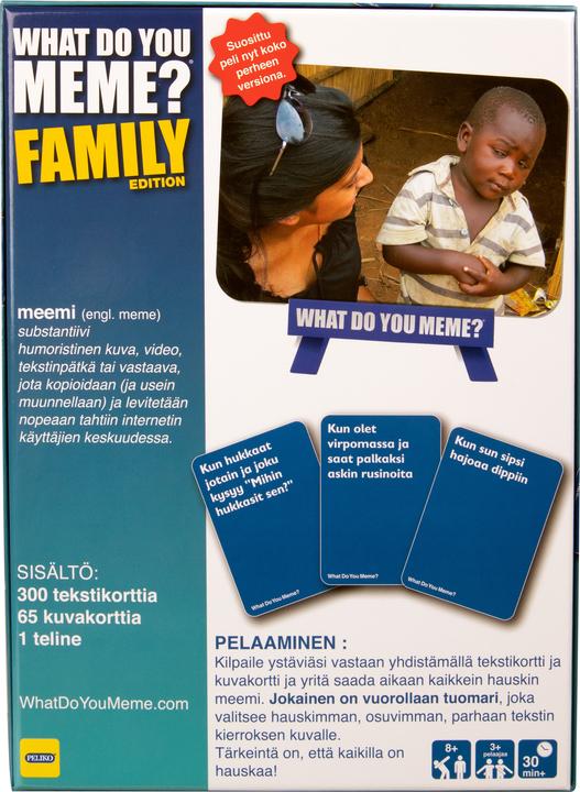 Actual product image Martinex What Do You Meme? Family -peli, FI (Finnish, 2 - 6 Players)