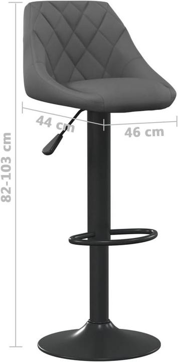 Actual product image vidaXL Barhocker