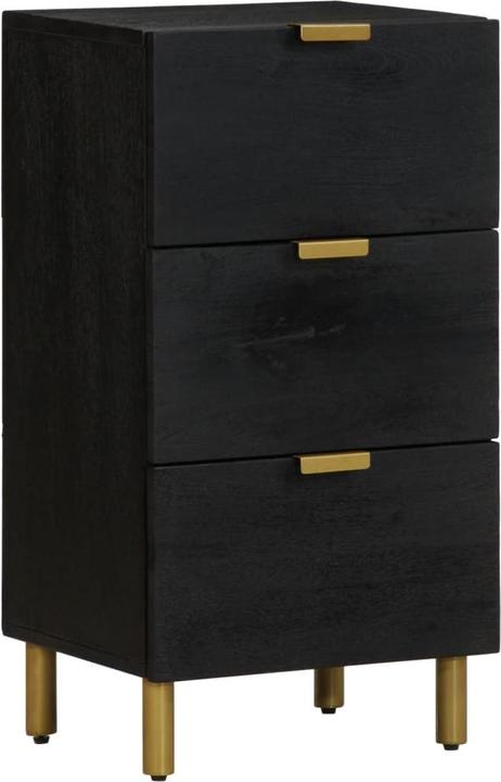 Image du produit VidaXL Buffet avec tiroirs Commode Buffet Armoire Noir Bois composite (40 x 33 x 75 cm)
