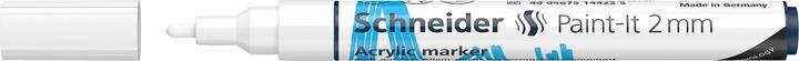 Valeurs nutritives et ingrédients Schneider Marqueur acrylique Paint-It 310 2mm blanc (1 x)