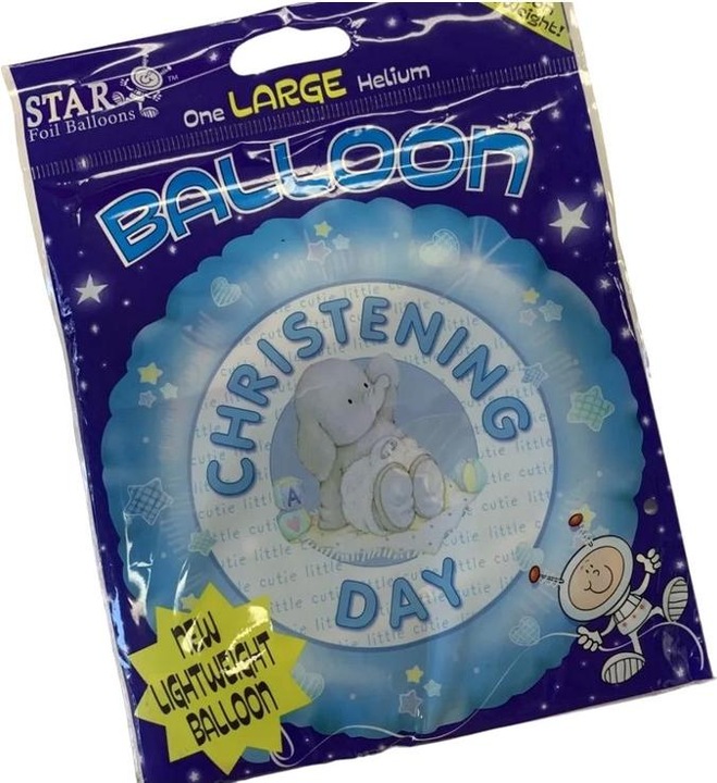 Actual product image Generic Its Your Christening Elephant Foil Balloon