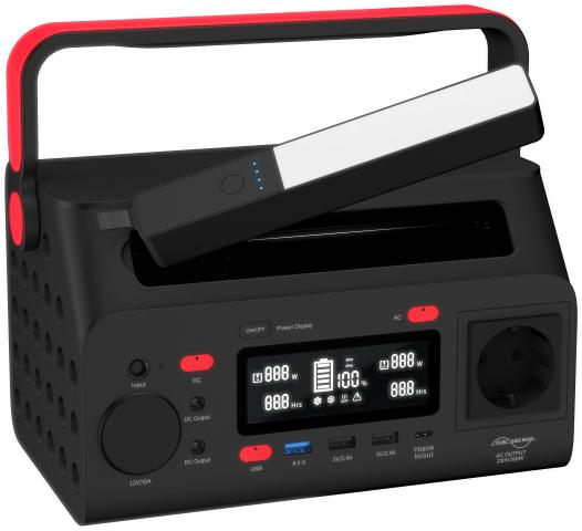 Actual product image Energizer Portable Power Station (293 Wh, 3.55 kg)