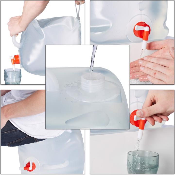 Actual product image Relaxdays Folding canister
