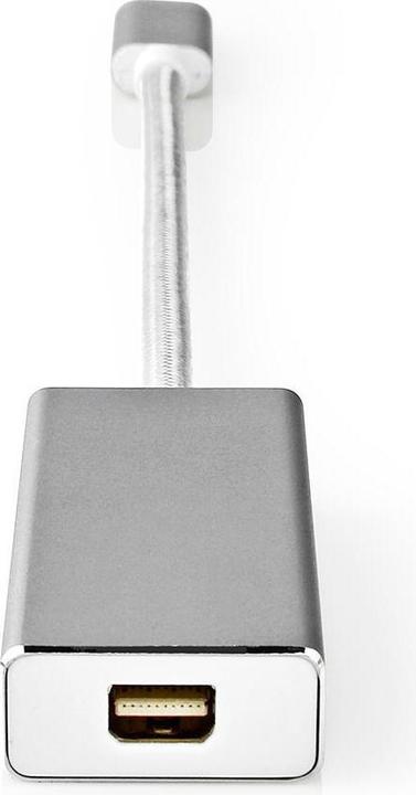 Actual product image Nedis USB Adapter USB 3.2 Gen 1 USB-CT male Mini DisplayPort female 0.20 m round Gold-plated Gefloch (Mini DP, 20 cm)