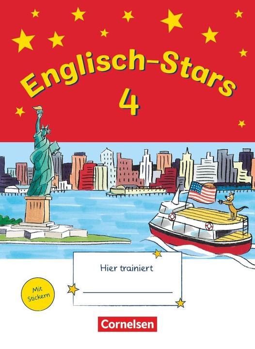 Produktbild English stars 4th grade. General edition. Exercise book with solutions (Englisch, 2010)