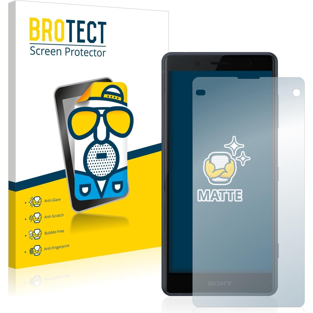 BROTECT Pellicola protettiva antiriflesso opaca (2 pz., Sony Xperia Z2 Compact), Pellicola protettiva smartphone, Grigio