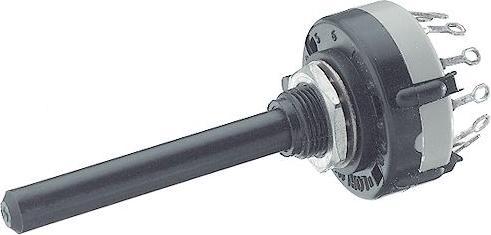 Actual product image Lorlin Rotary switch, poles %3D 4, positions %3D 3, 30°, printed circuit board