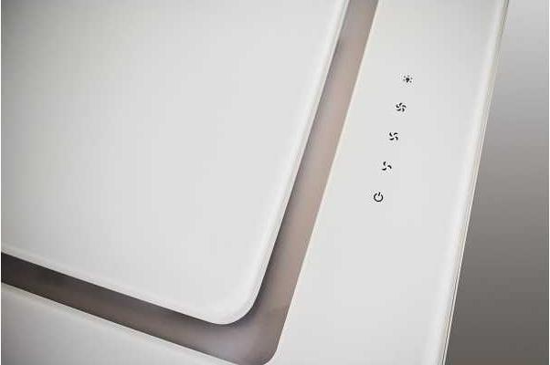 Produktbild Avetoe 889 - Dunstabzugshaube Kopffreihaube Glas weiss 60cm