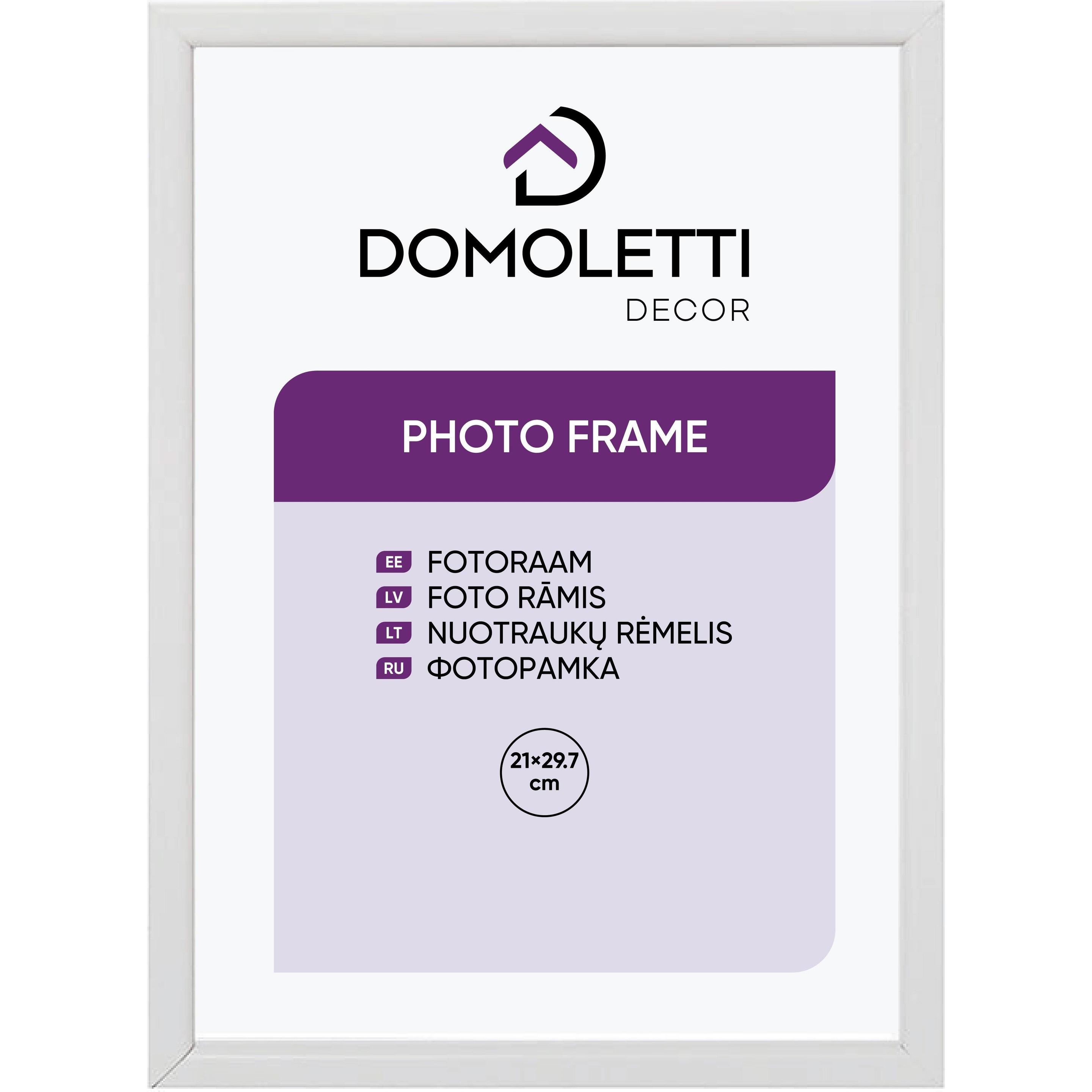 Domoletti, Cornice, Photo frame, white, 21x29.7 cm (21 x 29,7 cm)
