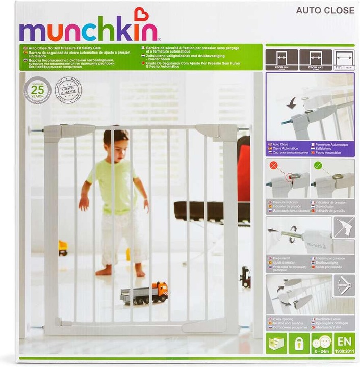 Image du produit Munchkin Barrière de sécurité porte/escalier, 76 - 82 cm (76 cm)